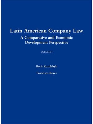 cover image of Latin American Company Law: A Comparative and Economic Development Perspective